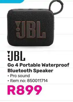 Game JBL Go 4 Portable Waterproof Bluetooth Speaker offer