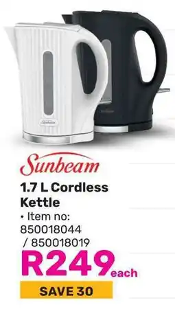 Game Sunbeam Cordless Kettle offer