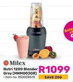 Game Milex Nutri 1200 Blender Grey (MNM003GR) offer