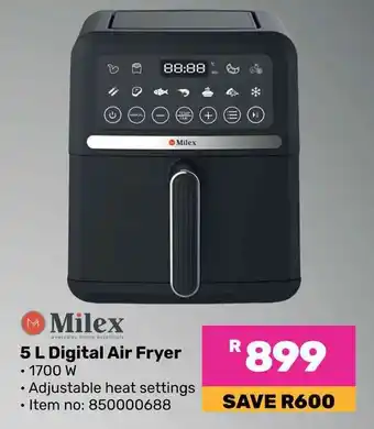 Game Milex Digital Air Fryer offer