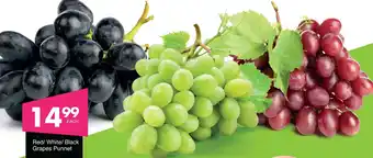 Save Hyper Red/White/Black Grapes Punnet offer