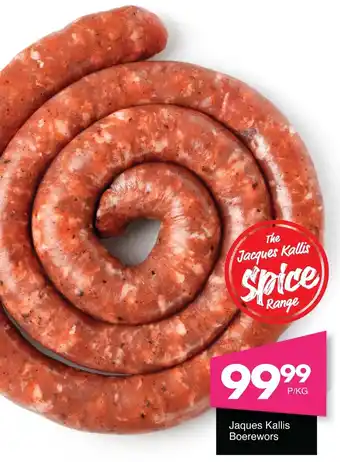 Save Hyper Jaques Kallis Boerewors offer