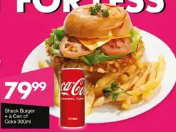 Save Hyper Shack Burger + a Can of Coke offer