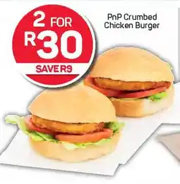 Pick n Pay PnP Crumbed Chicken Burger offer