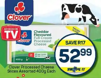 Pick n Pay Clover Processed Cheese Slices Assorted offer