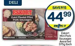 Pick n Pay Eskort Mini Pork Sausages Assorted offer