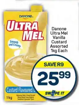 Pick n Pay Danone Ultra Mel Vanilla Custard Assorted offer