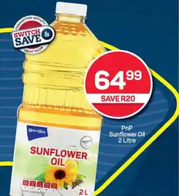 Pick n Pay PnP Sunflower Oil offer