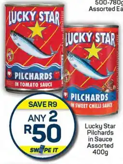 Pick n Pay Lucky Star Pilchards in Sauce Assorted offer