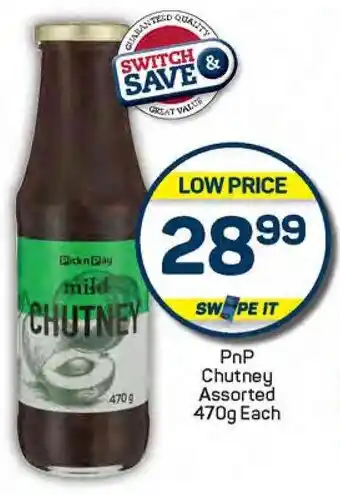 Pick n Pay PnP Chutney Assorted offer