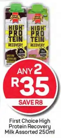 Pick n Pay First Choice High Protein Recovery Milk Assorted offer