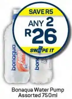 Pick n Pay Bonaqua Water Pump Assorted offer