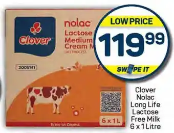 Pick n Pay Clover Nolac Long Life Lactose Free Milk offer