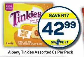 Pick n Pay Albany Tinkies Assorted offer