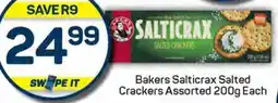 Pick n Pay Bakers Salticrax Salted Crackers Assorted offer