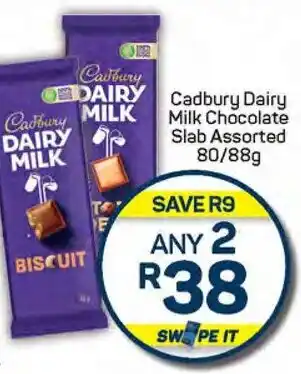 Pick n Pay Cadbury Dairy Milk Chocolate Slab Assorted offer