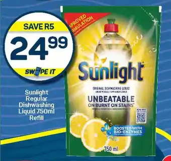 Pick n Pay Sunlight Regular Dishwashing Liquid Refill offer