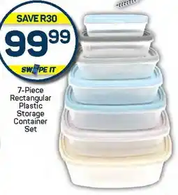 Pick n Pay Rectangular Plastic Storage Container Set offer