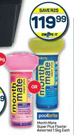 Pick n Pay Poolbrite Month Mate Super Plus Floater Assorted offer