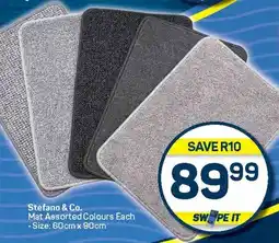 Pick n Pay Stefano & Co. Mat Assorted Colours Each offer