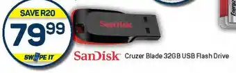 Pick n Pay SanDisk Cruzer Blade 32GB USB Flash Drive offer