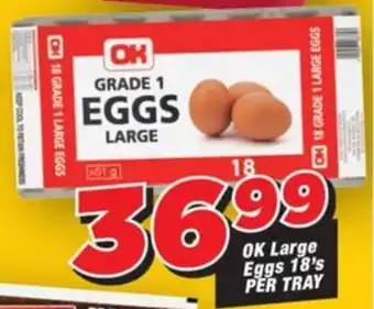 OK Grocer OK Large Eggs offer