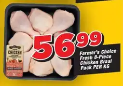 OK Grocer Farmer's Choice Fresh Chicken Braai Pack offer