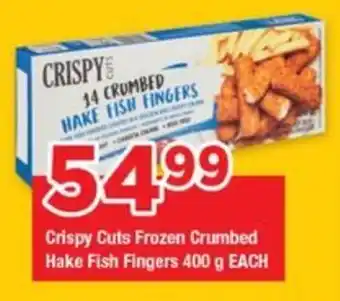 OK Grocer Crispy Cuts Frozen Crumbed Hake Fish Fingers offer