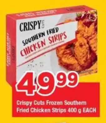 OK Grocer Crispy Cuts Frozen Southern Fried Chicken Strips offer