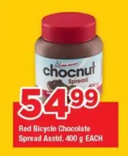 OK Grocer Red Bicycle Chocolate Spread Asstd. offer