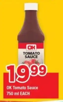 OK Grocer OK Tomato Sauce offer