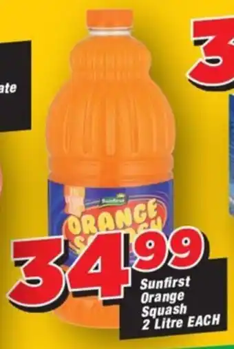 OK Grocer Sunfirst Orange Squash offer