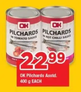 OK Grocer OK Pilchards Asstd. offer