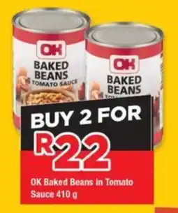 OK Grocer OK Baked Beans in Tomato Sauce offer