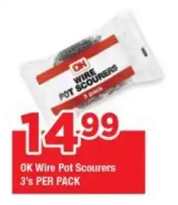 OK Grocer OK Wire Pot Scourers offer