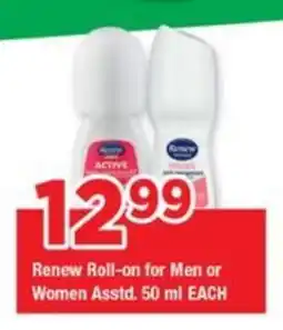 OK Grocer Renew Roll-on for Men or Women Asstd. offer