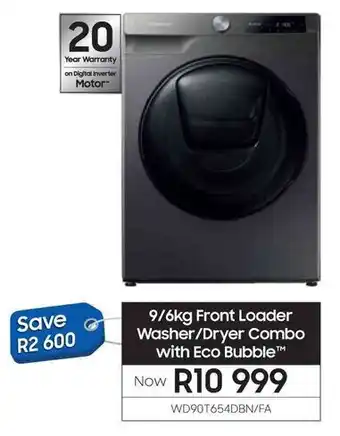 Samsung SAMSUNG Front Loader Washer/Dryer Combo with Eco Bubble offer