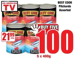 Boxer Superstores BEST COOK Pilchards Assorted offer