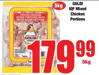 Boxer Superstores GOLDI IQF Mixed Chicken Portions offer