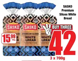 Boxer Superstores SASKO Premium Slices White Bread offer