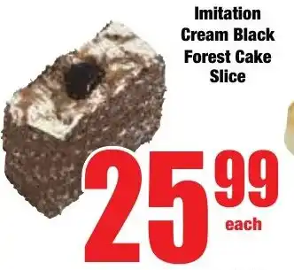 Boxer Superstores Imitation Cream Black Forest Cake Slice offer