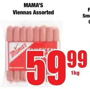 Boxer Superstores MAMA'S Viennas Assorted offer