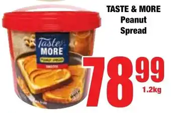 Boxer Superstores TASTE & MORE Peanut Spread offer