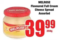 Boxer Superstores MELROSE Flavoured Full Cream Cheese Spread Assorted offer