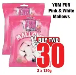 Boxer Superstores YUM FUN Pink & White Mallows offer