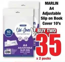 Boxer Superstores MARLIN A4 Adjustable Slip on Book Cover offer