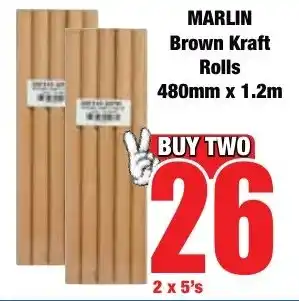 Boxer Superstores MARLIN Brown Kraft Rolls offer