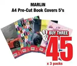 Boxer Superstores MARLIN A4 Pre-Cut Book Covers offer