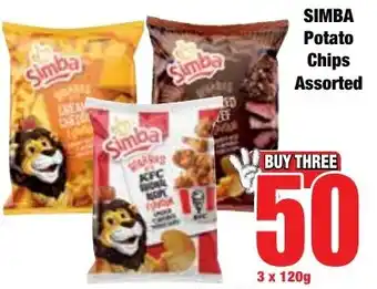 Boxer Superstores SIMBA Potato Chips Assorted offer