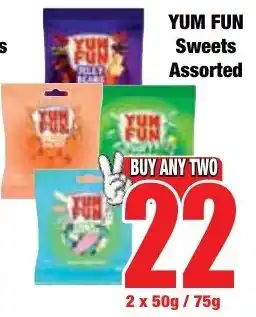 Boxer Superstores YUM FUN Sweets Assorted offer